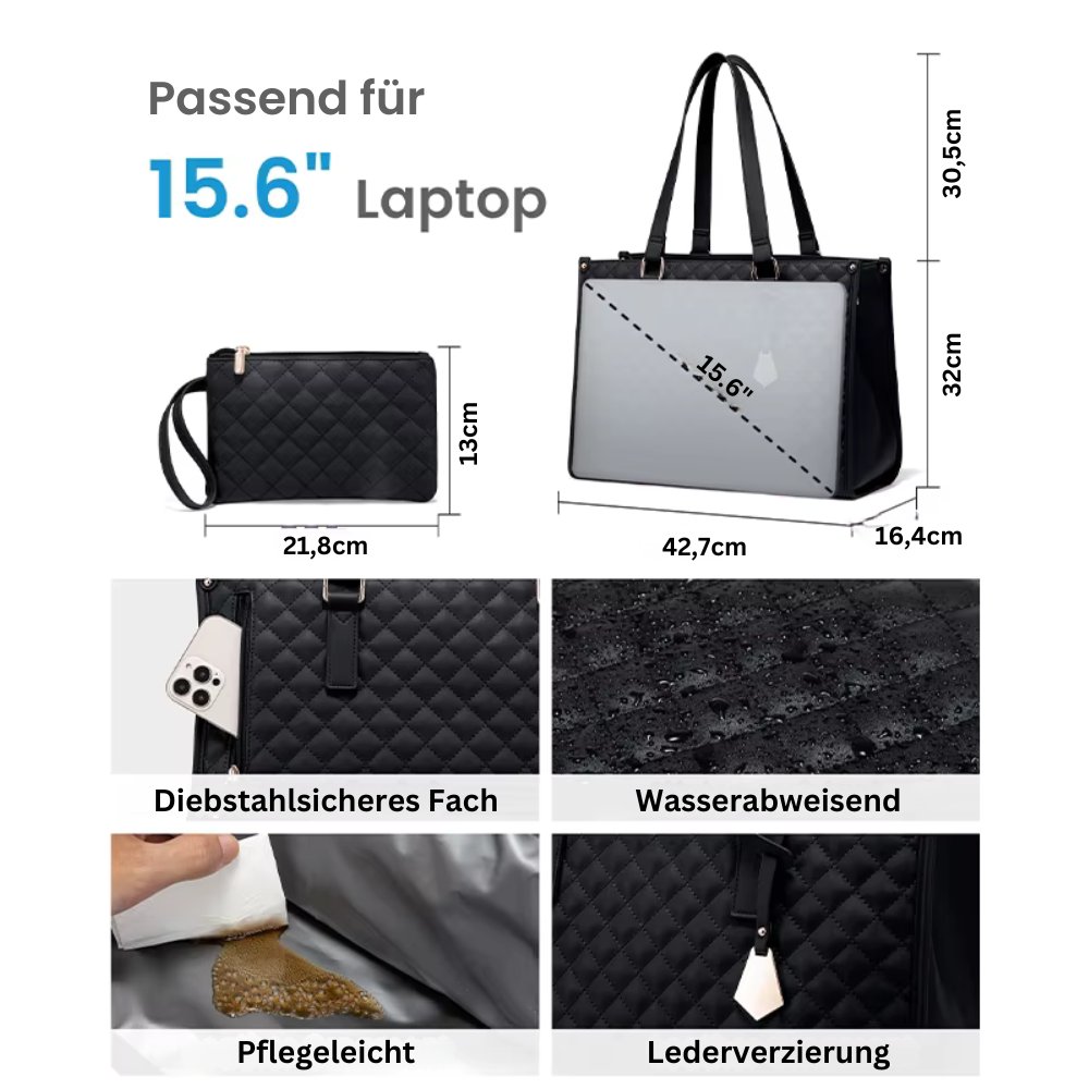 Duella - Die perfekte 2-in-1 Tasche für Business & Lunch in Style!