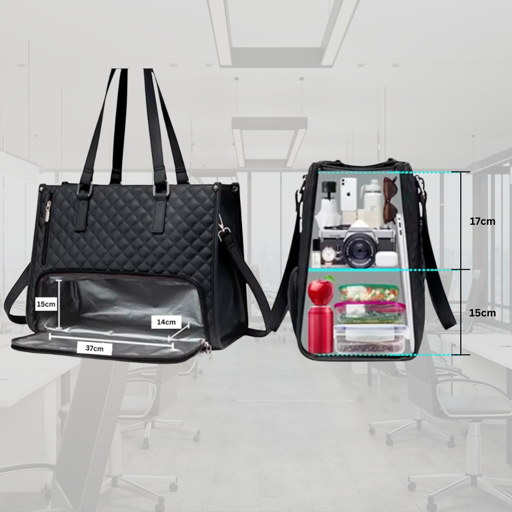 Duella - Die perfekte 2-in-1 Tasche für Business & Lunch in Style!